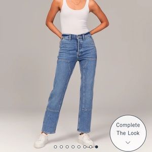 SOLD abercrombie & fitch high rise dad jean